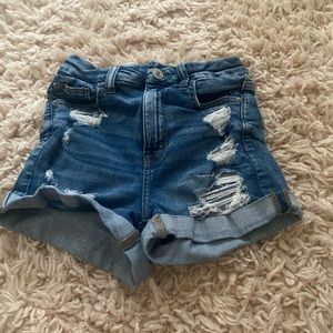 american eagle jean shorts